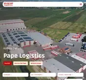 Kleine Seitenvorschau von papelogistics.de