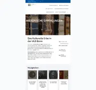 Kleine Seitenvorschau von sammlungen.ulb.uni-bonn.de