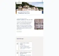 Kleine Seitenvorschau von staatsbad-badems.de
