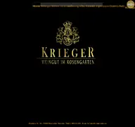 Kleine Seitenvorschau von krieger-wein.de