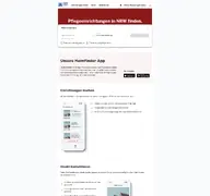 Kleine Seitenvorschau von heimfinder.nrw.de