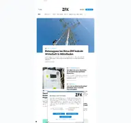 Kleine Seitenvorschau von zfk.de