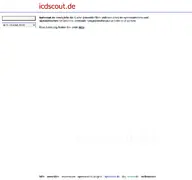 Kleine Seitenvorschau von icdscout.de