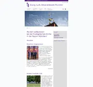 Kleine Seitenvorschau von muenchen-evangelisch.de