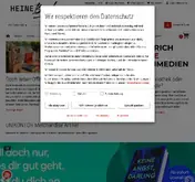 Kleine Seitenvorschau von heinebuch.de