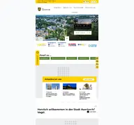 Kleine Seitenvorschau von stadt-auerbach.de