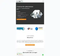 Kleine Seitenvorschau von it-tec.de