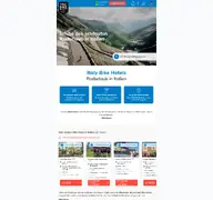 Kleine Seitenvorschau von italybikehotels.de