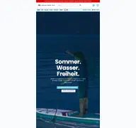 Kleine Seitenvorschau von aquamarina.at