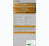 Kleine Seitenvorschau von krautsand-strand.de