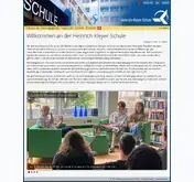 Kleine Seitenvorschau von heinrich-kleyer-schule.de