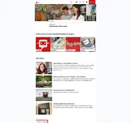 Kleine Seitenvorschau von stadtbibliothek-erlangen.de