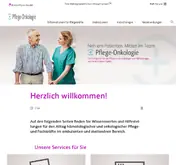 Kleine Seitenvorschau von pflege-onkologie.de