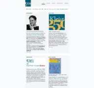 Kleine Seitenvorschau von heinrich-von-kleist-gesellschaft.de