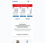 Kleine Seitenvorschau von aquaphor-shop.de