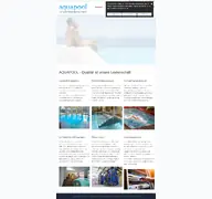 Kleine Seitenvorschau von aquapool.de