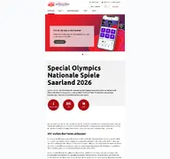 Kleine Seitenvorschau von saarland2026.specialolympics.de