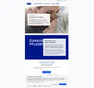 Kleine Seitenvorschau von zuhause-pflegen.de