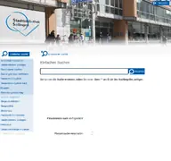 Kleine Seitenvorschau von stadtbib.solingen.de