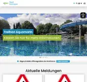 Kleine Seitenvorschau von stadt-bobingen.de