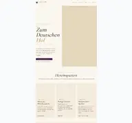 Kleine Seitenvorschau von zum-deutschen-hof.de