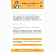 Kleine Seitenvorschau von eucharistiefeier.de