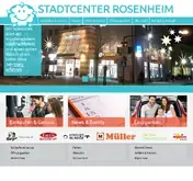 Kleine Seitenvorschau von stadtcenter-rosenheim.de