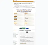 Kleine Seitenvorschau von heizungsfinder.de