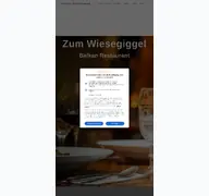 Kleine Seitenvorschau von zumwiesegiggel.de