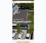 Kleine Seitenvorschau von arados.de