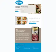 Kleine Seitenvorschau von helden-catering.de
