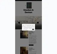 Kleine Seitenvorschau von glaubend.de