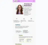 Kleine Seitenvorschau von arbeiten-im-notariat.de