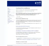 Kleine Seitenvorschau von gmth.de