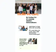 Kleine Seitenvorschau von hellowecare.de