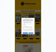 Kleine Seitenvorschau von sichtbar-verlag.de