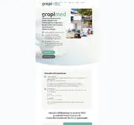 Kleine Seitenvorschau von gropimed.de