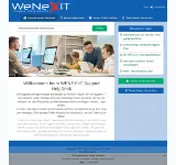 Kleine Seitenvorschau von helpdesk.wenex-it.de