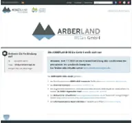 Kleine Seitenvorschau von arberland-regio.de