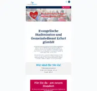 Kleine Seitenvorschau von stadtmission-erfurt.de