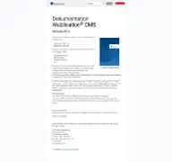 Kleine Seitenvorschau von help.weblication.de