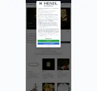 Kleine Seitenvorschau von henel.de