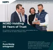 Kleine Seitenvorschau von nordholding.de