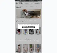 Kleine Seitenvorschau von novila.de