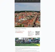 Kleine Seitenvorschau von stadt-sternberg.de