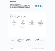 Kleine Seitenvorschau von stadtsuhl.flexappoint.de