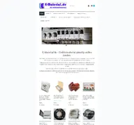 Kleine Seitenvorschau von e-material.de