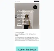 Kleine Seitenvorschau von e3-jobs.de