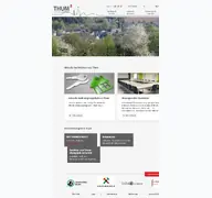 Kleine Seitenvorschau von stadt-thum.de