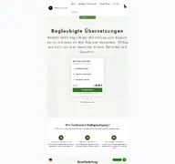 Kleine Seitenvorschau von mybeglaubigung.de